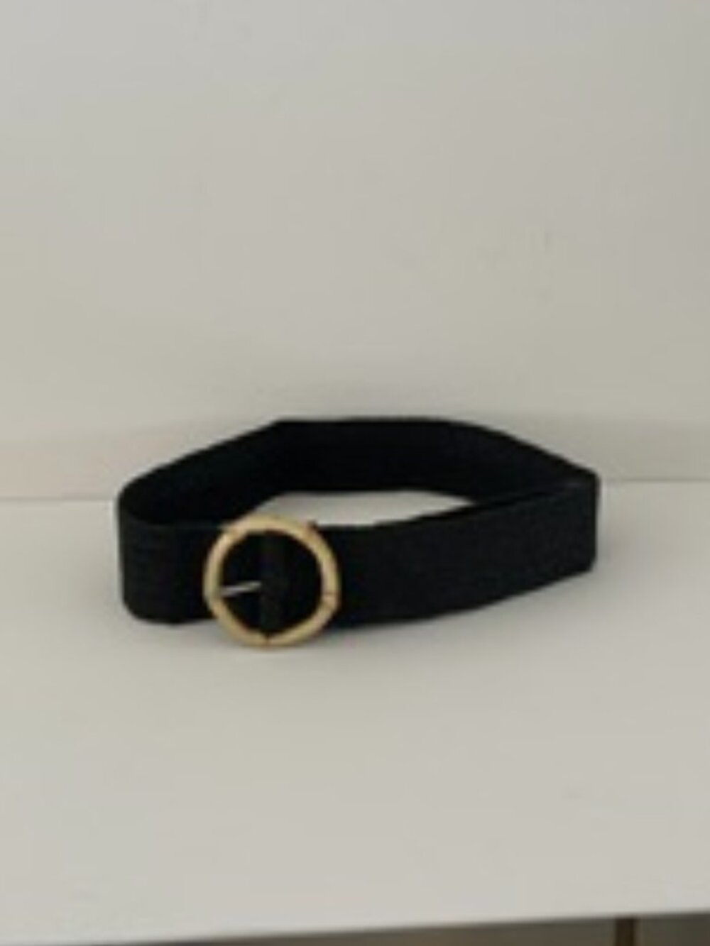 Black Raffia Belt OS - Picture 3 of 8
